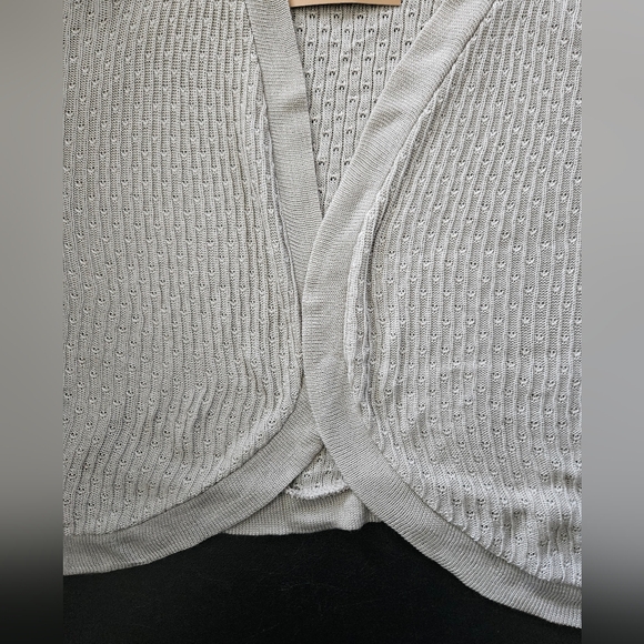 NWT - Marisa Christina Grey Bolero Lightweight Cardigan - Size 1X - Picture 5 of 6